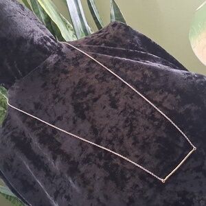 Silpada Gold Bar Necklace .30 In Long